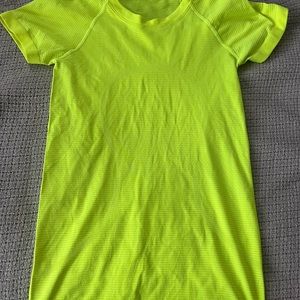 Neon Yellow Lululemon Swiftly Tech 2.0